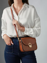 Shoulder Bag Altair Leather Etrier Brown altair EALA081M-vue-porte