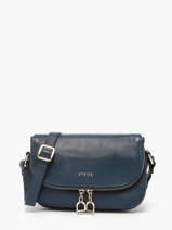 Small Leather Tradition Crossbody Bag Etrier Blue tradition ETRA059S