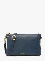 Crossbody Bag Tradition Cuir Etrier Blue tradition ETRA0141